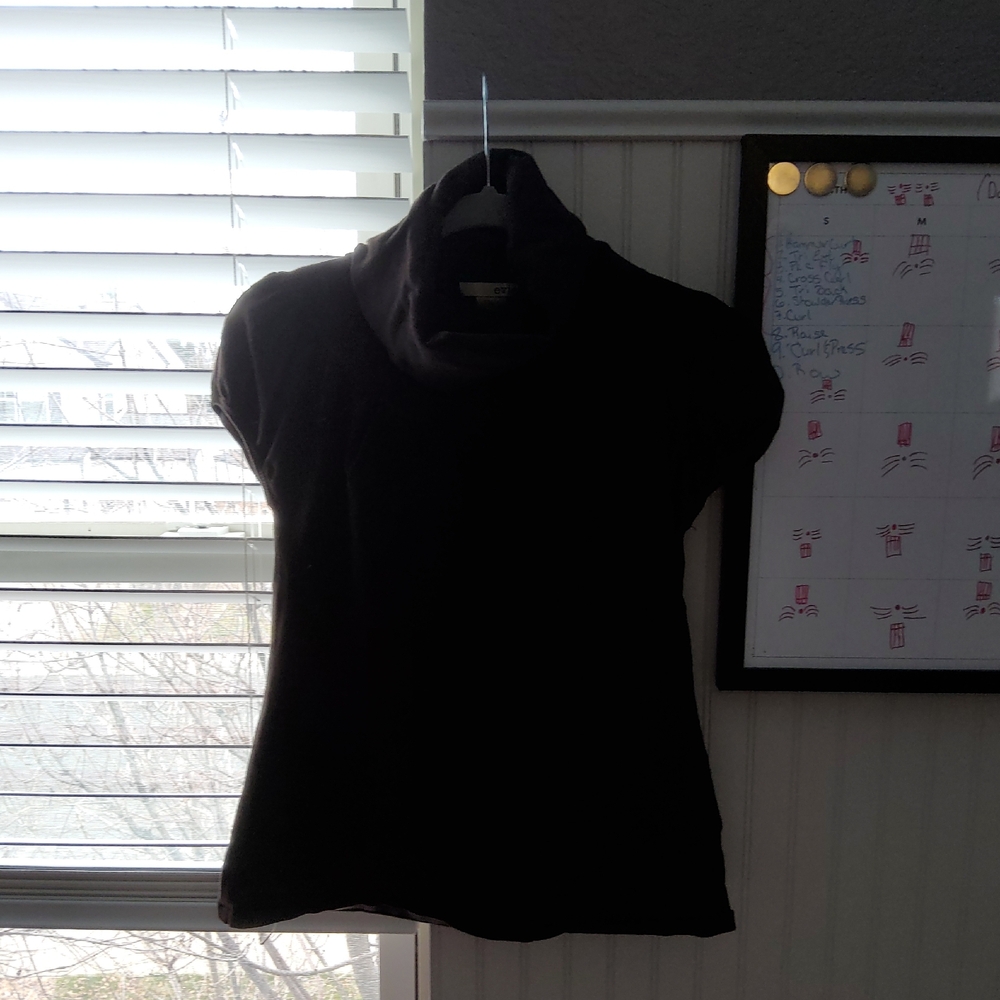 EVIE Black Cowl Neck Sweater